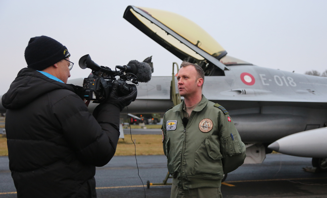Torsdag 15/12 2016 vendte F-16 kampfly hjem til Flyvestation Skrydstrup efter at have været indsat i Operation Inherent Resolve, hvor de oprerede fra Incirlikbasen i i Tyrkiet.