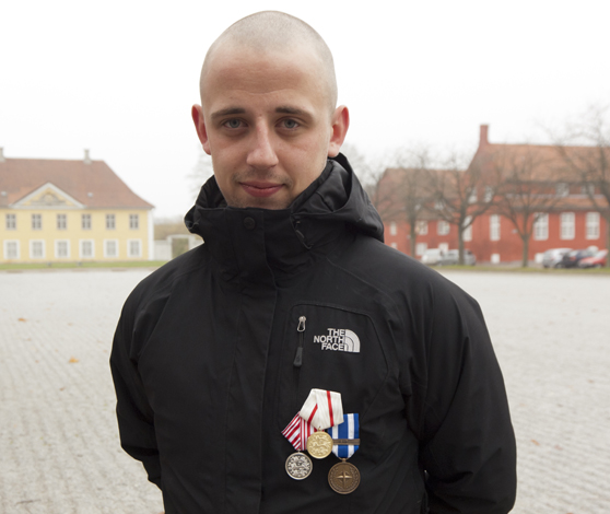25-årige Jesper Houlberg Christensen fik Forsvarets Medalje for Tapperhed.