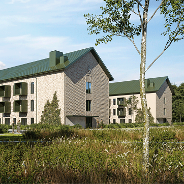 Indkvarteringens facade