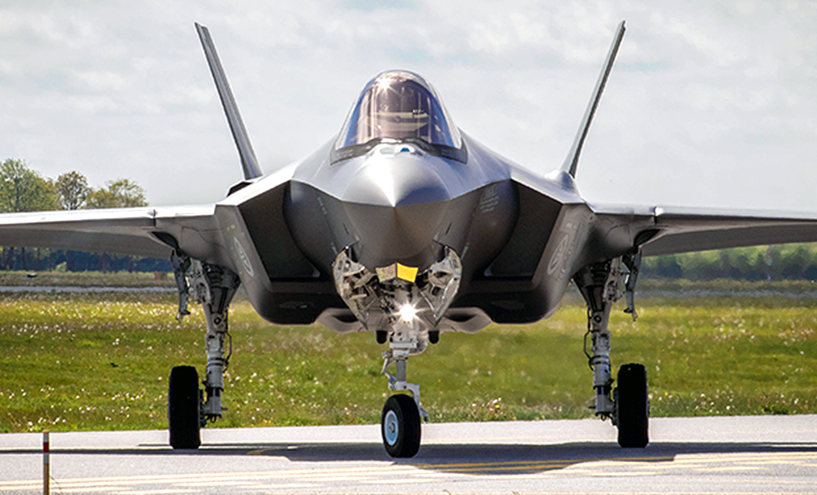 F-35 letter fra landingsbane