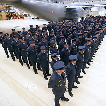 Air Transport Wing parade