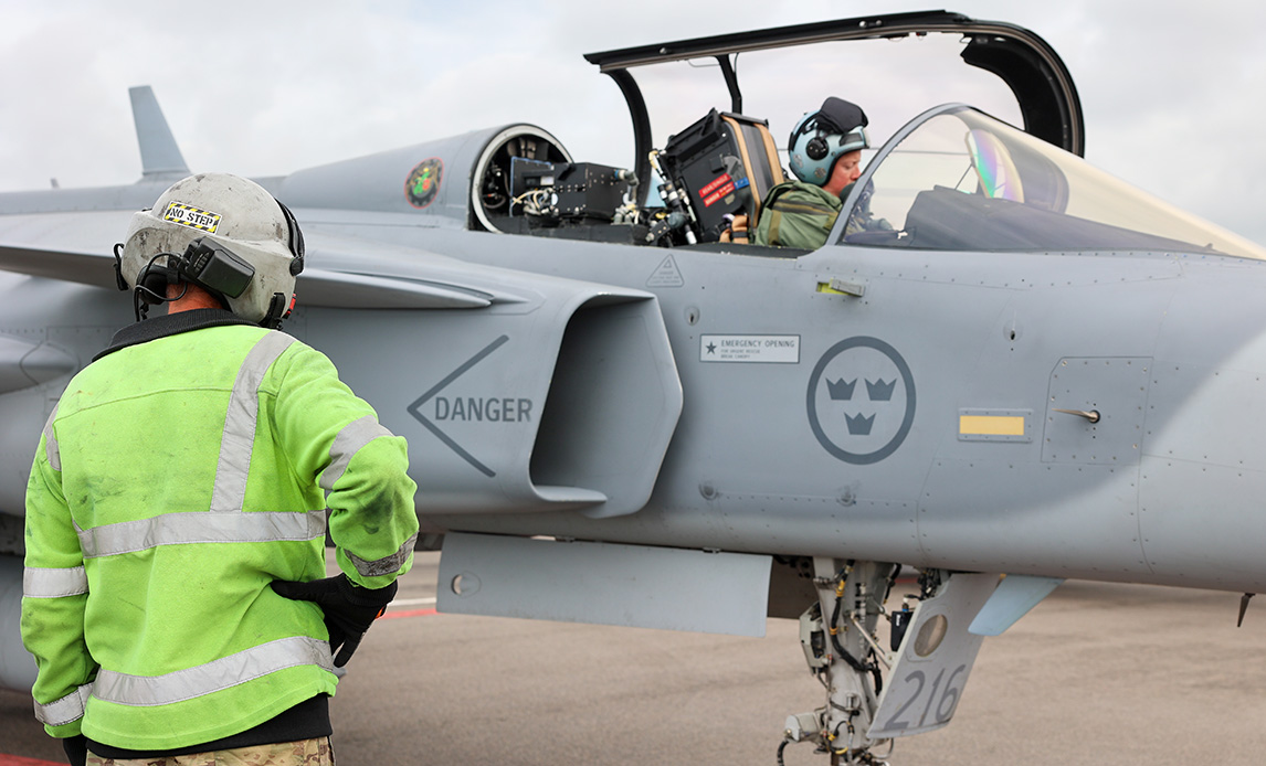 Gripen på Bornholm