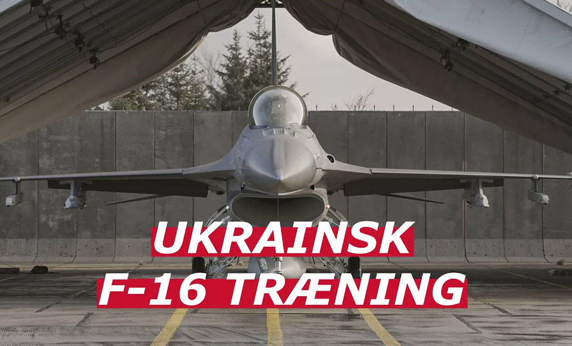 F-16 træning for ukrainere youtube thumbnail