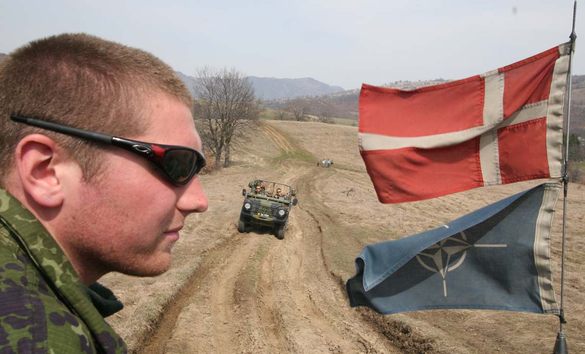 Dansk patrulje i Kosovo.