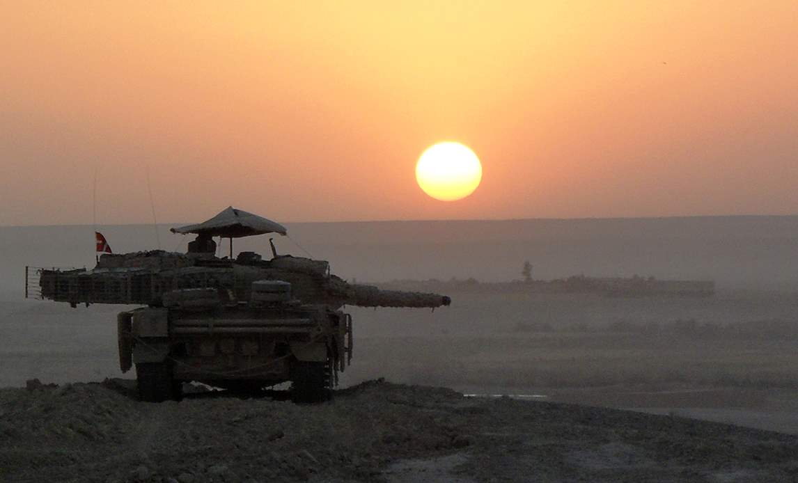 Danske kampvogne i Afghanistan under ISAF-missionen.