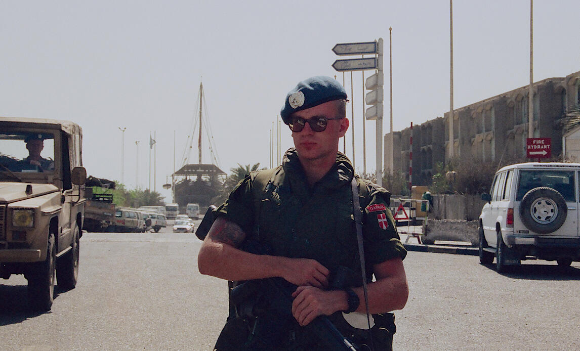 Dansk FN-soldat i Kuwait (UNIKOM)