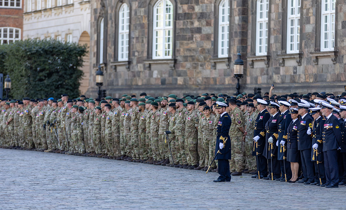 Parade på Christiansborg 2023