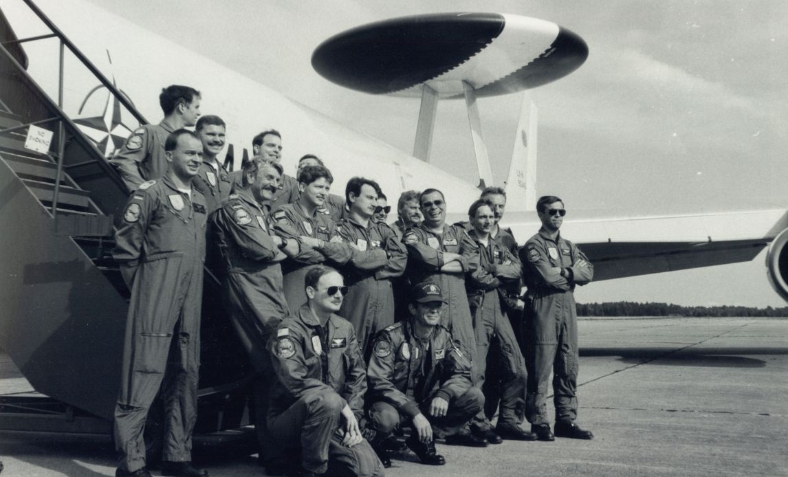 AWACs i Geilenkirchen i 1991.