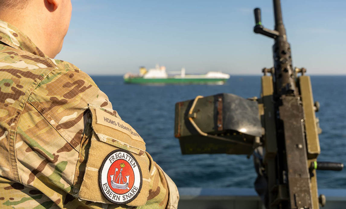 I forbindelse med øvelse Northern Coasts eskorterede TG 421.01 under ledelse af Danish Task Group (Søværnets Føringsstab) en britisk troppetransport på det civile skib Anvil Point.