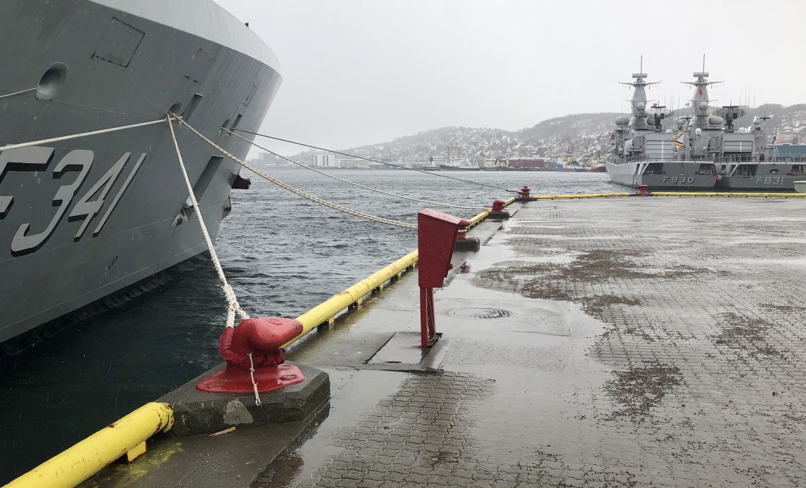 ved kaj i Tromsø under Mjølner