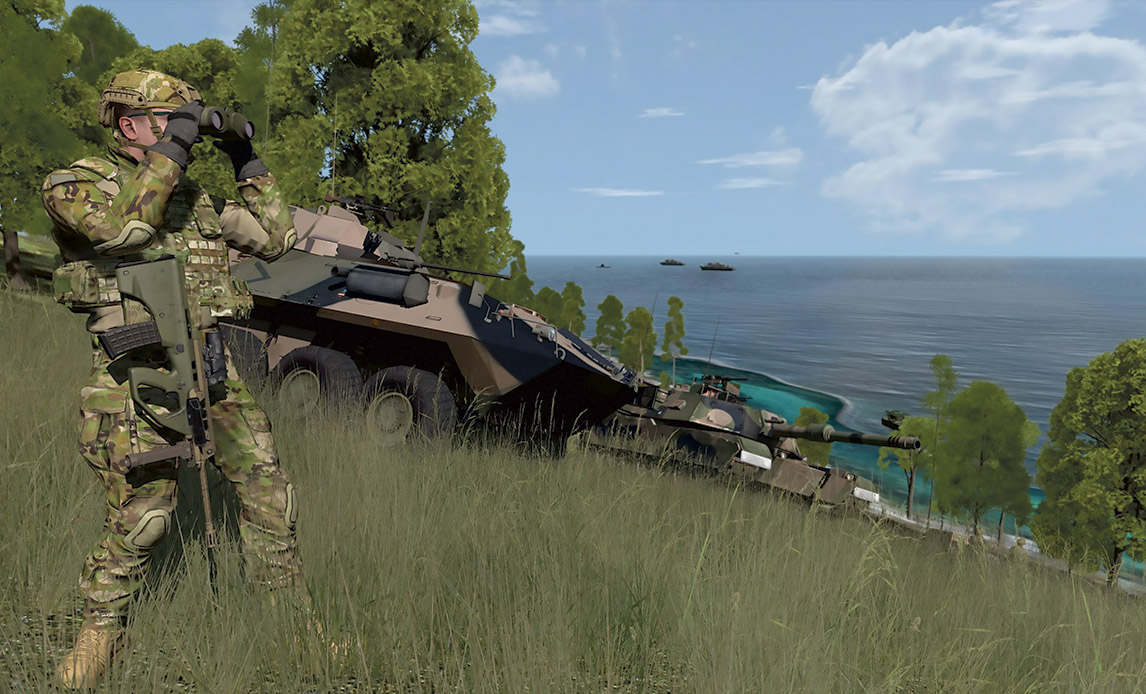 Simulationssystemet Virtual Battlespace 4