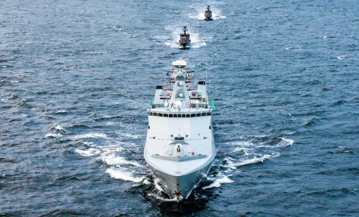 Den stående flådestyrke gennemfører blandt andet Maritime Security Awareness-operationer i Østersøen. Det vil sige, at de bevæger sig rundt i området for at opbygge et overblik over normalbilledet for skibstrafikken. Esbern Snare 2018