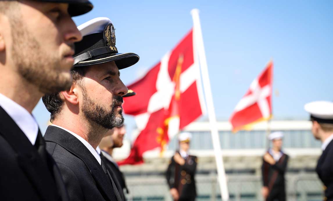 Kommandooverdragelsen før dansk ledelse af SNMG1 i 2018
