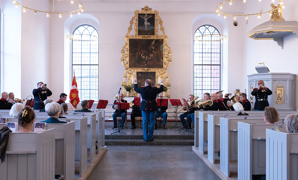 8. Regiments Musikkorps giver koncert i Kastelskirken.