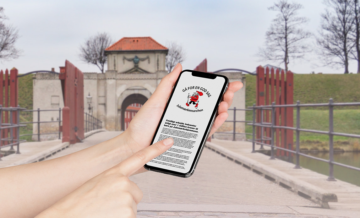 Julemærkemarchen i Kastellet