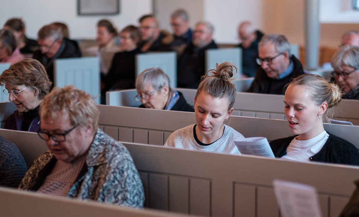 Fællessang i Kastelskirken