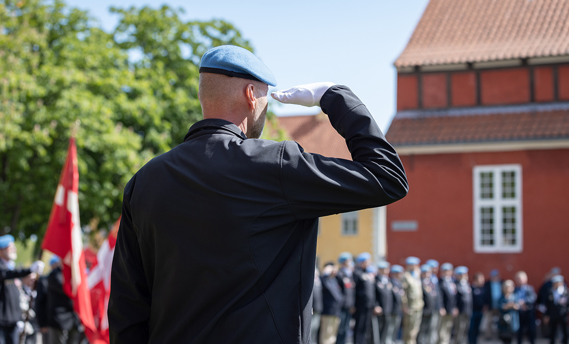 Danmarks Veteraner markerer Paecekeepers Day i Kastellet