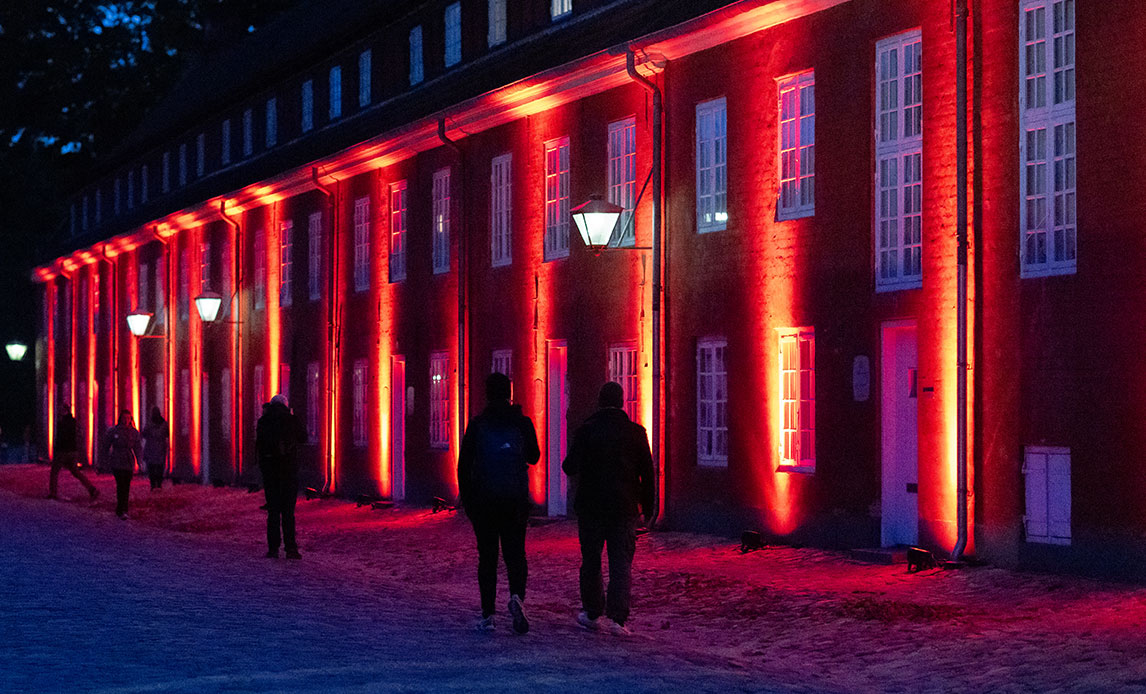 oplev Kastellet efter mørkets frembrud