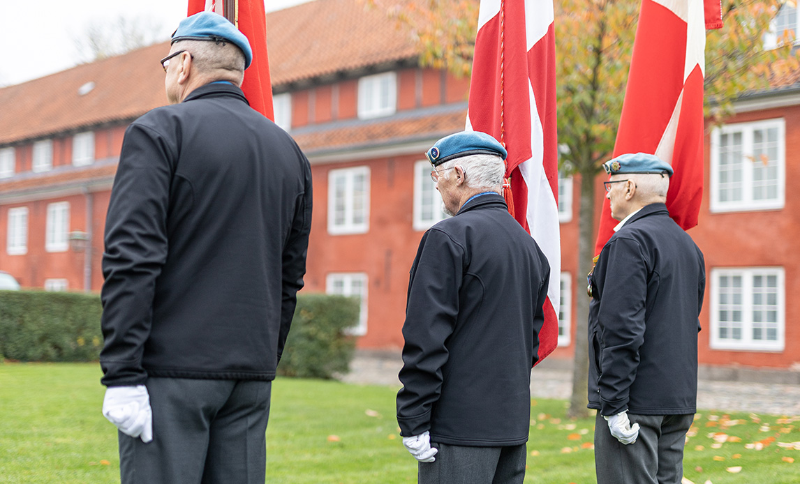 Danmarks veteraner mindes de falde