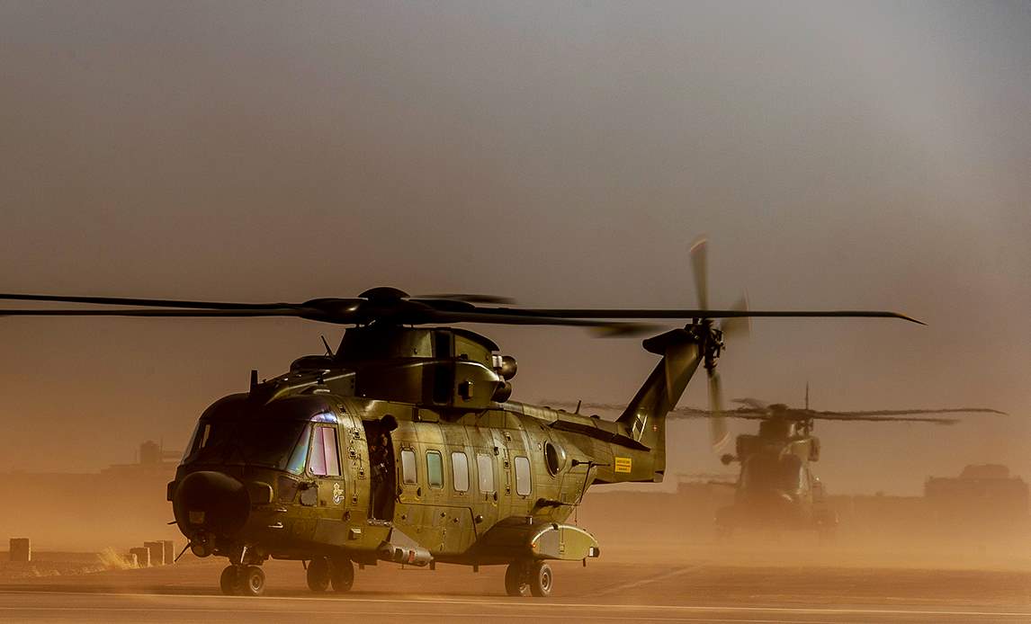Danske helikoptere i Mali