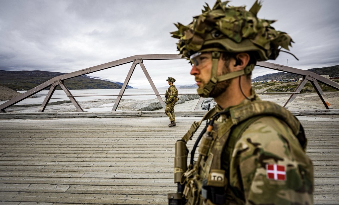 Slesvigske Fodregiment er en del af Forsvarets øgede tilstedeværelse i Grønland. Foto: Rebekka Gimm / Forsvaret