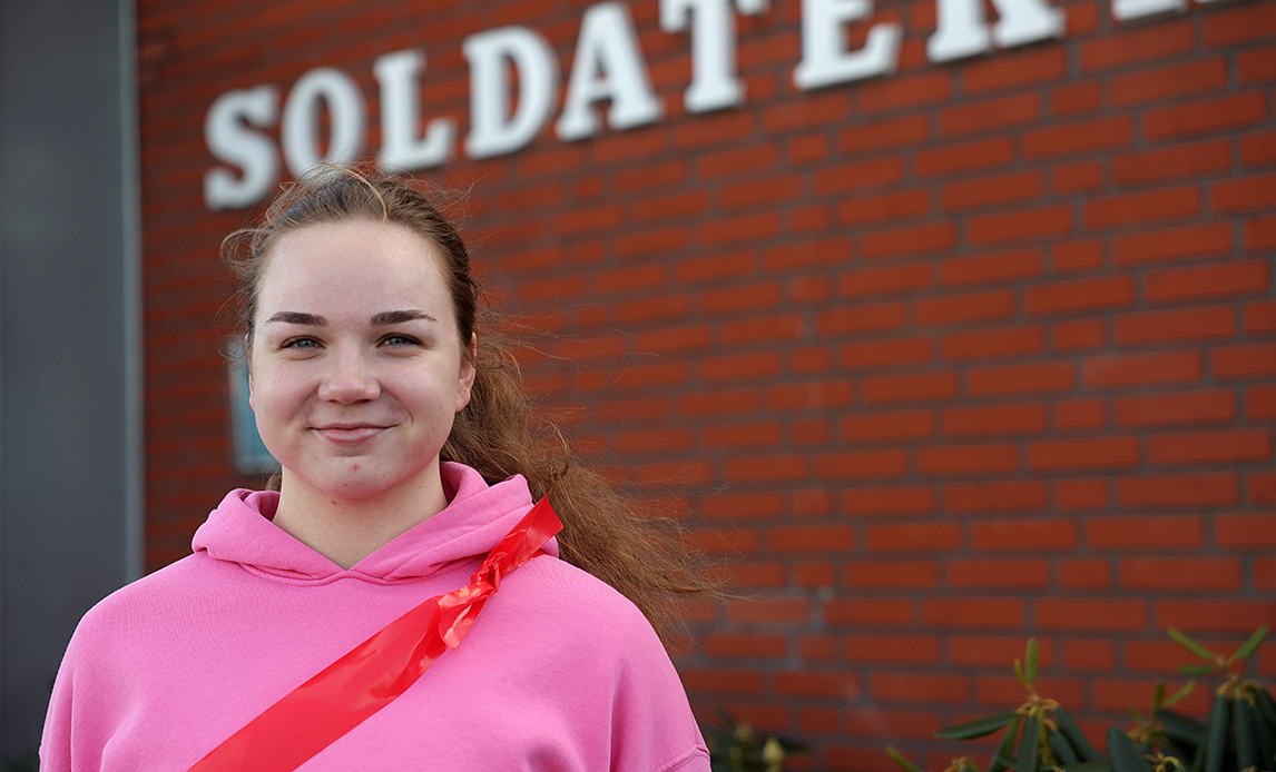 Nye værnepligtige i Fleyvevåbnet. Foto: Steffen Fog