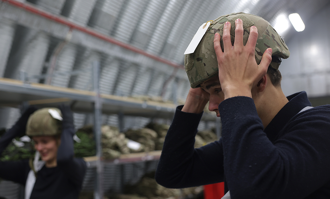 Nye værnepligtige i Flyvevåbnet