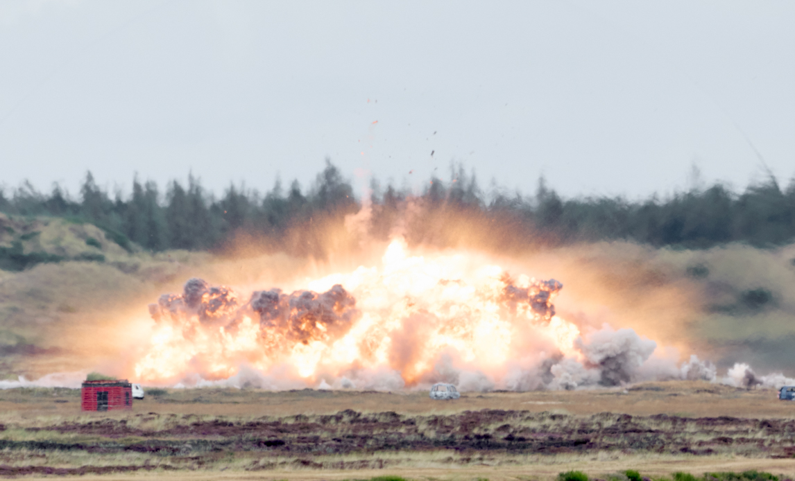 Bombetræning i Oksbøl