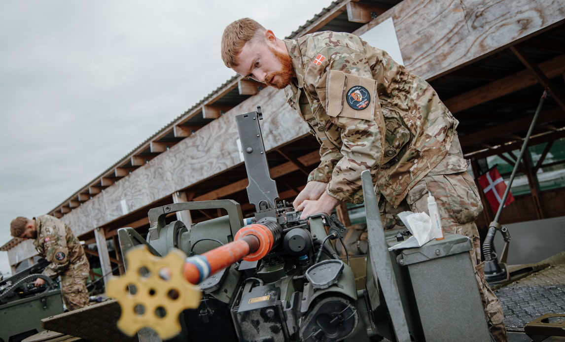 Forberedelse til øvelsen Resolute Warrior.