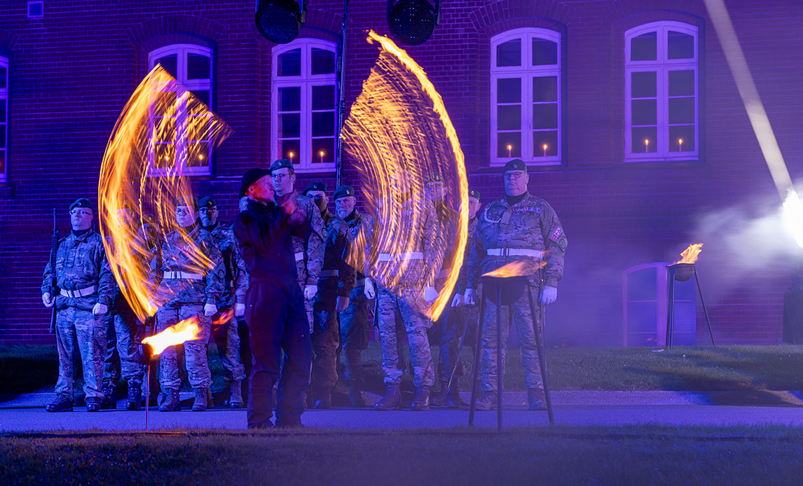 Lysfest i Haderslev i anledning af 81-års-dagen for Danmarks befrielse.