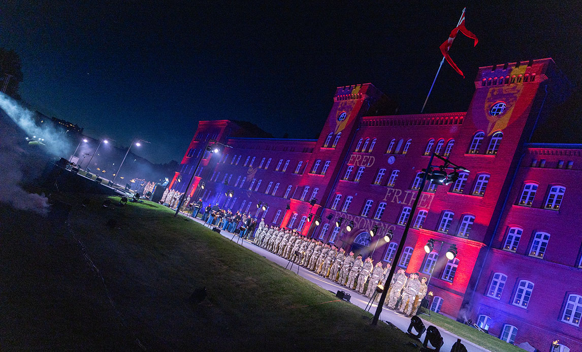 Lysfest i Haderslev i anledning af 81-års-dagen for Danmarks befrielse.