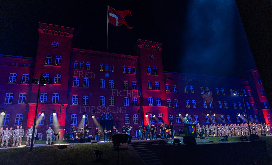 Lysfest i Haderslev i anledning af 81-års-dagen for Danmarks befrielse.