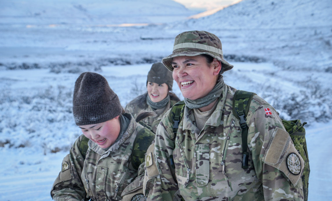 Soldater fra Arktisk Basisuddannelse