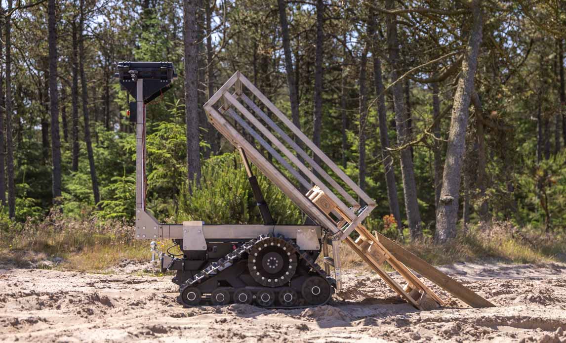 UGV læsser af