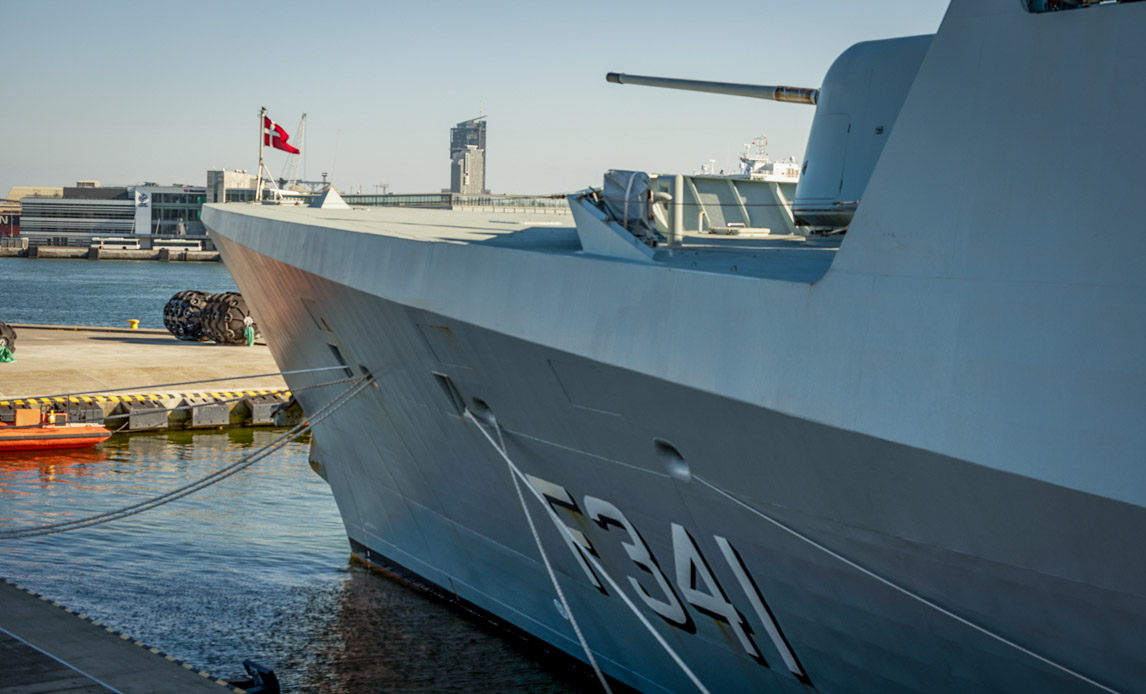 Den danske fregat Absalon