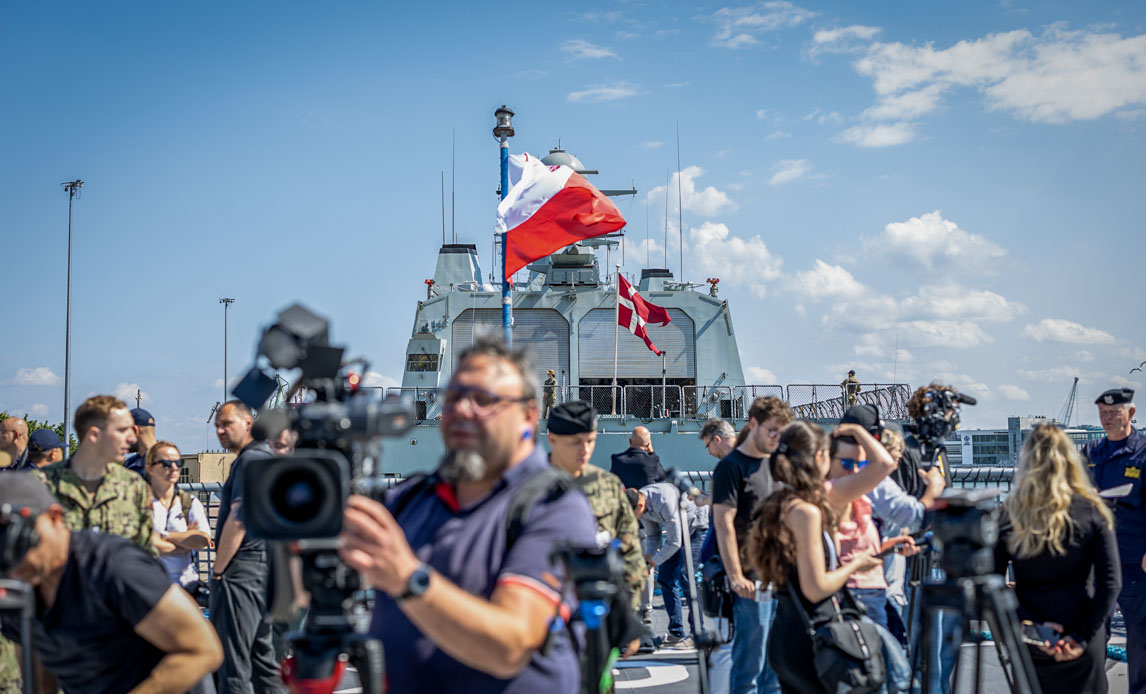Port visit in Polan