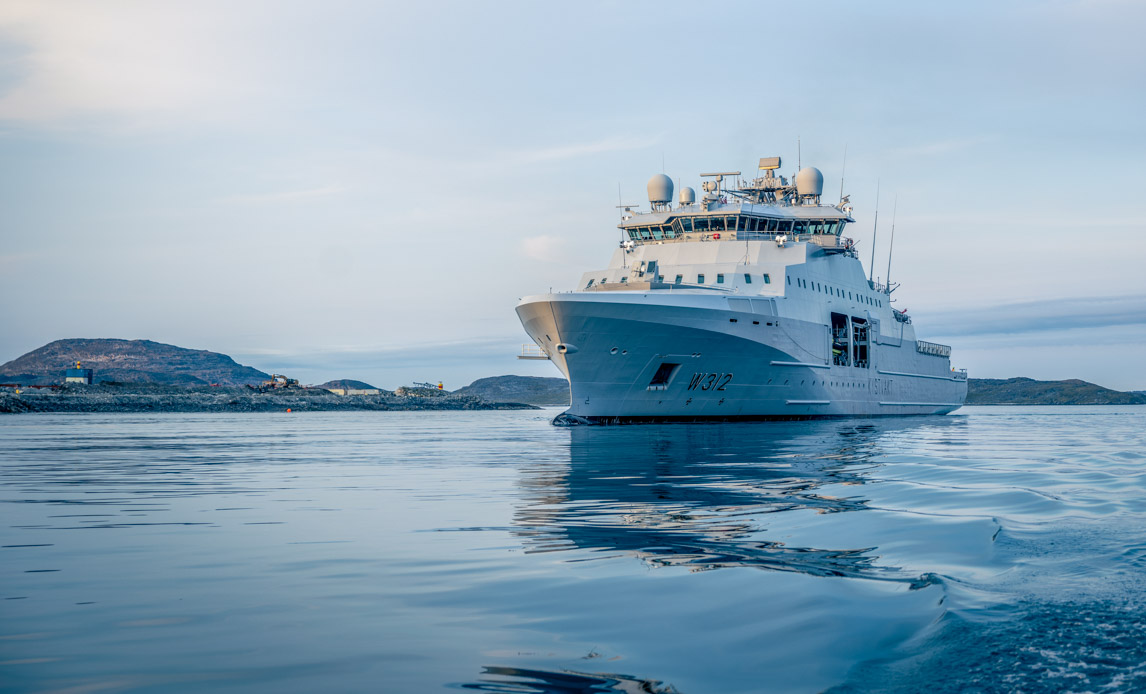 Det norske kystvagtskib NoCGV Hopen