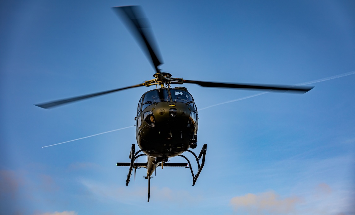 Arkivfoto af Fennec-helikopter