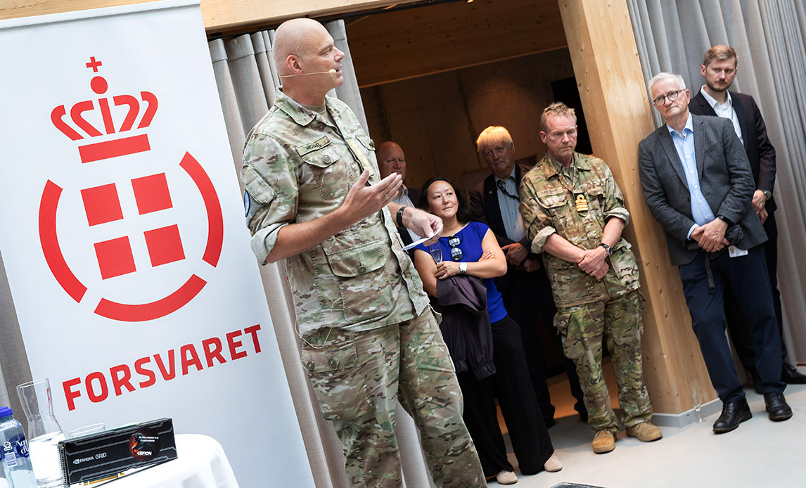 Forsvarschefen taler ved lancering af Forsvarets AI-center