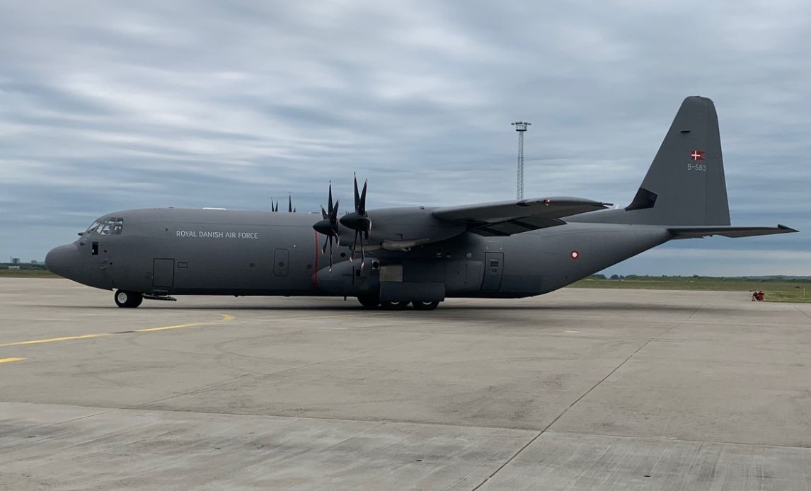 Hercules lander fredag i Aalborg