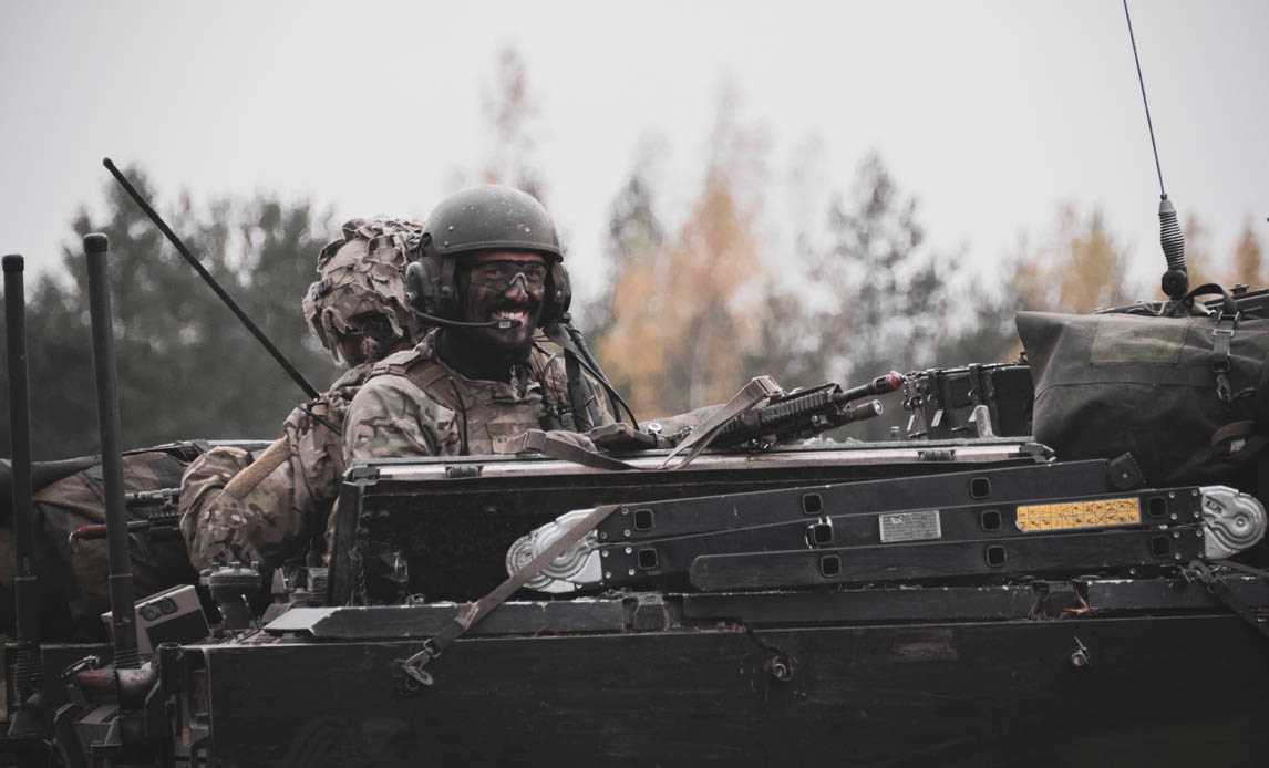 I de kommende uger fortsætter NATO-styrker i de baltiske lande øvelsesaktiviteterne i Litauen. (Foto: Oliver, eFP)