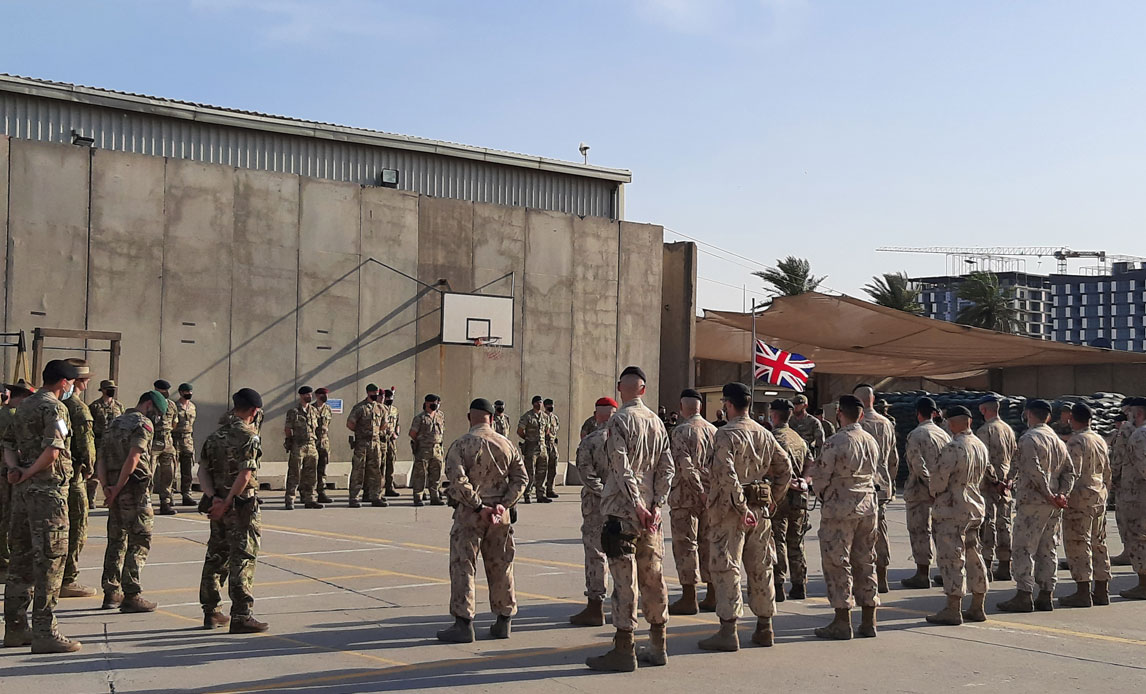 Der blev i forbindelse med begravelsen af den britiske prinsgemal HKH Prins Phillip den 17. april afholdt en mindehøjtidelighed, hvor flere af NATO-landene deltog og holdt et minuts stilhed.