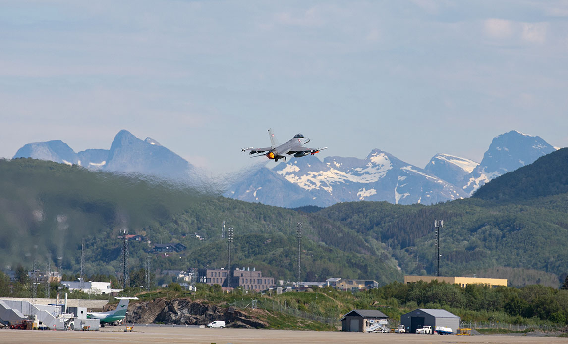 Dansk F-16 i Norge