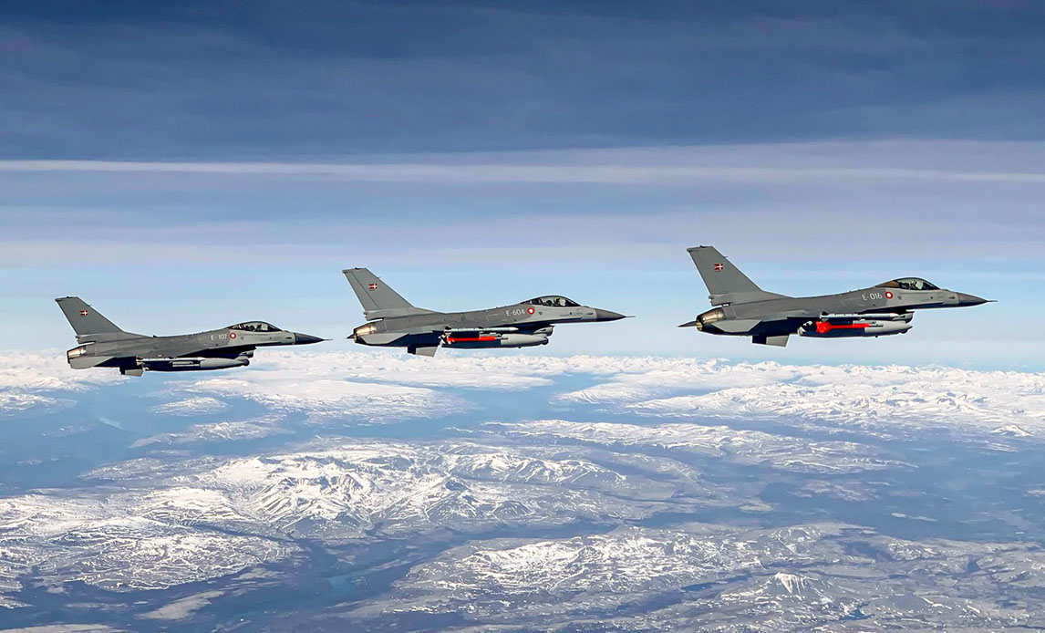 Danske F-16 i Norge