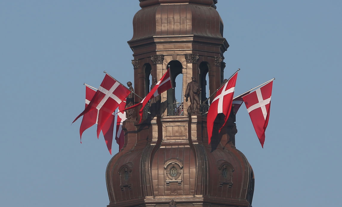 Flagdag på Christiansborg