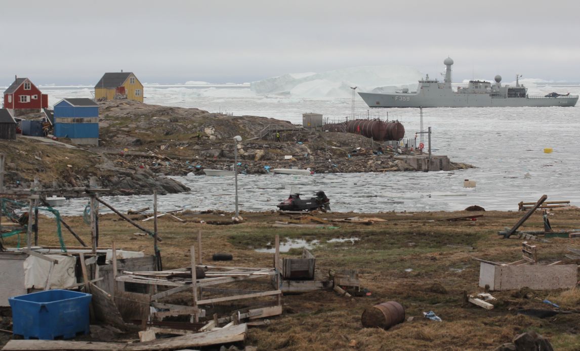 Vædderen ud for Nuugaatsiaq i 2017 efter flodbølgekatastrofen