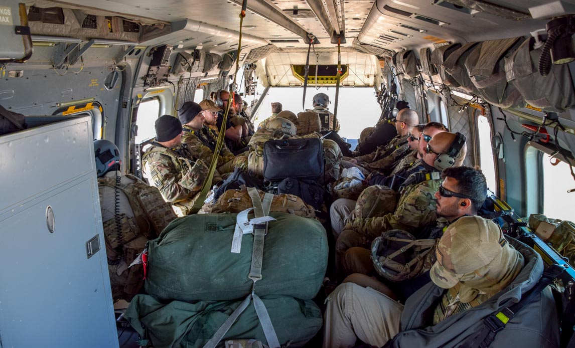 Persontransport i Irak.
