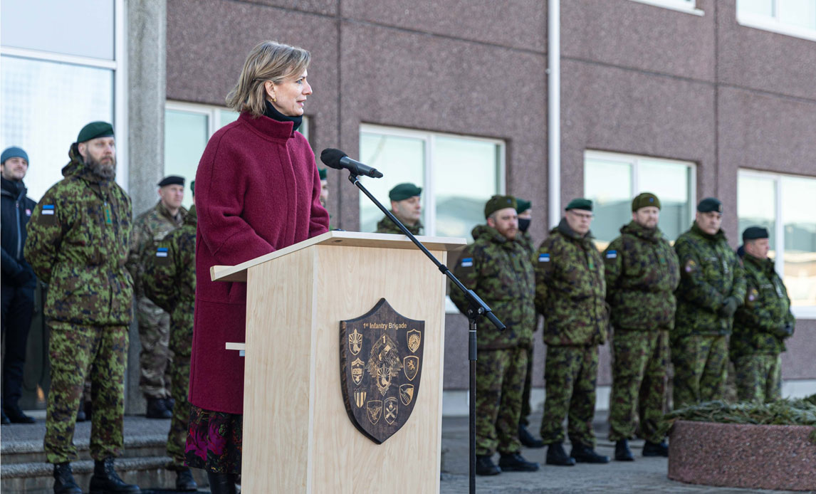 Den danske ambassadør til Estland taler