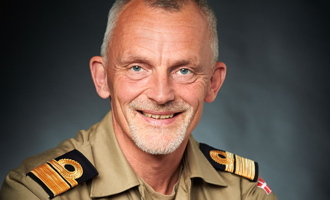 Portrætfoto af Torben Mikkelsen, chef for Søværnskommandoen