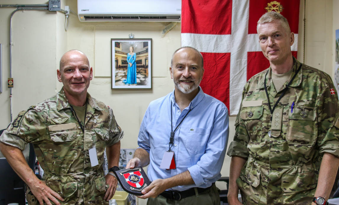 Lørdag den 6. august fik DANCON lejlighed til at tage afsked med den danske ambassadør i Irak, Stig Piras, som det danske bidrag har haft et godt og givtigt samarbejde med.